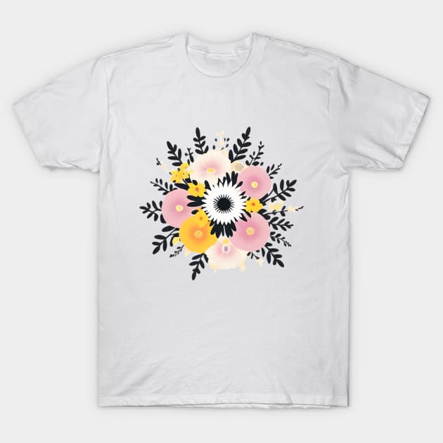 flower bouquet T-Shirt by carolsalazar